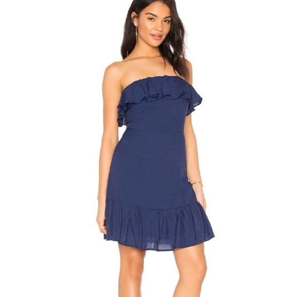 Line & Dot Revolve Louise Dress - NWOT - Midnight Blue - Size M - Picture 2 of 10